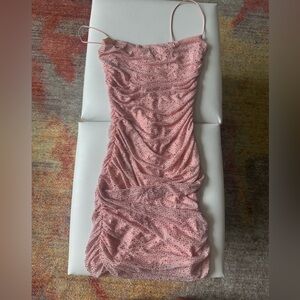 oh polly rhinestone mini dress